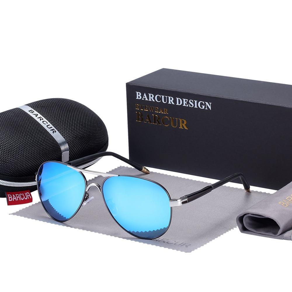 Classic Aviator Polarized High Quality Metal Frame Sunglasses / UV400 Protection / Mirrored HD Lenses
