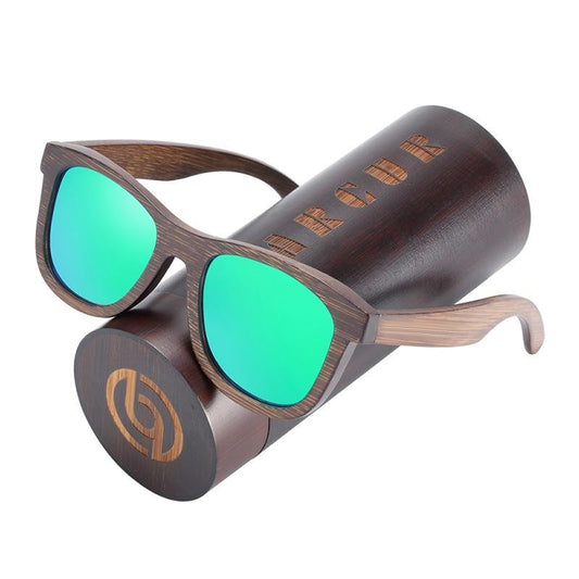 Natural Wooden Sunglasses / Polarized / Floatable / Handmade Bamboo / UV400 Protection