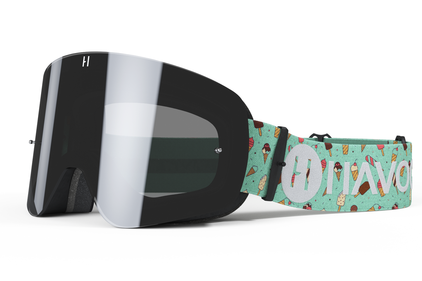 Youth Ice Cream / 'Pin Lock' Lens /  Frameless Design / Anti-fog and Anti-scratch