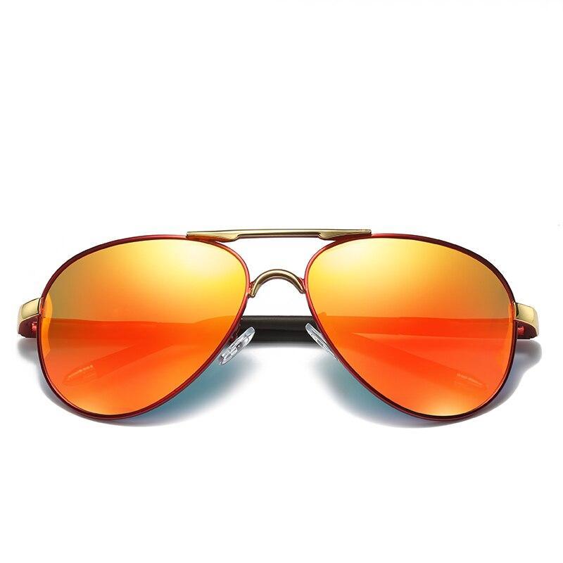 Classic Aviator Polarized High Quality Metal Frame Sunglasses / UV400 Protection / Mirrored HD Lenses