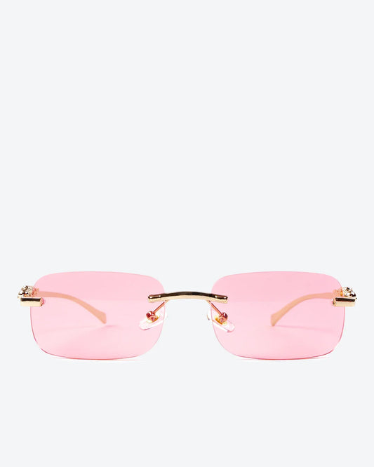 NOBLE - Ruby Lenses, Gold Chrome Frame