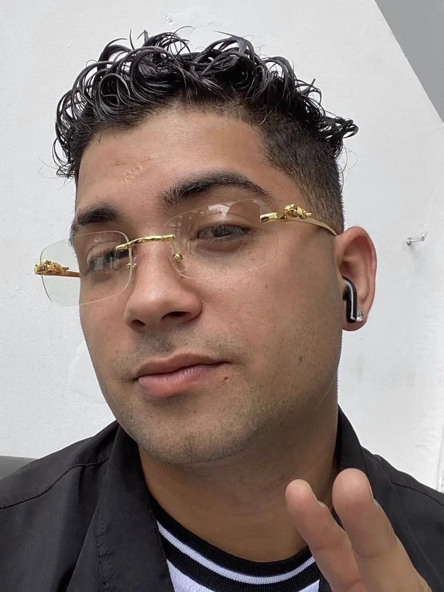 NOBLE - Ruby Lenses, Gold Chrome Frame