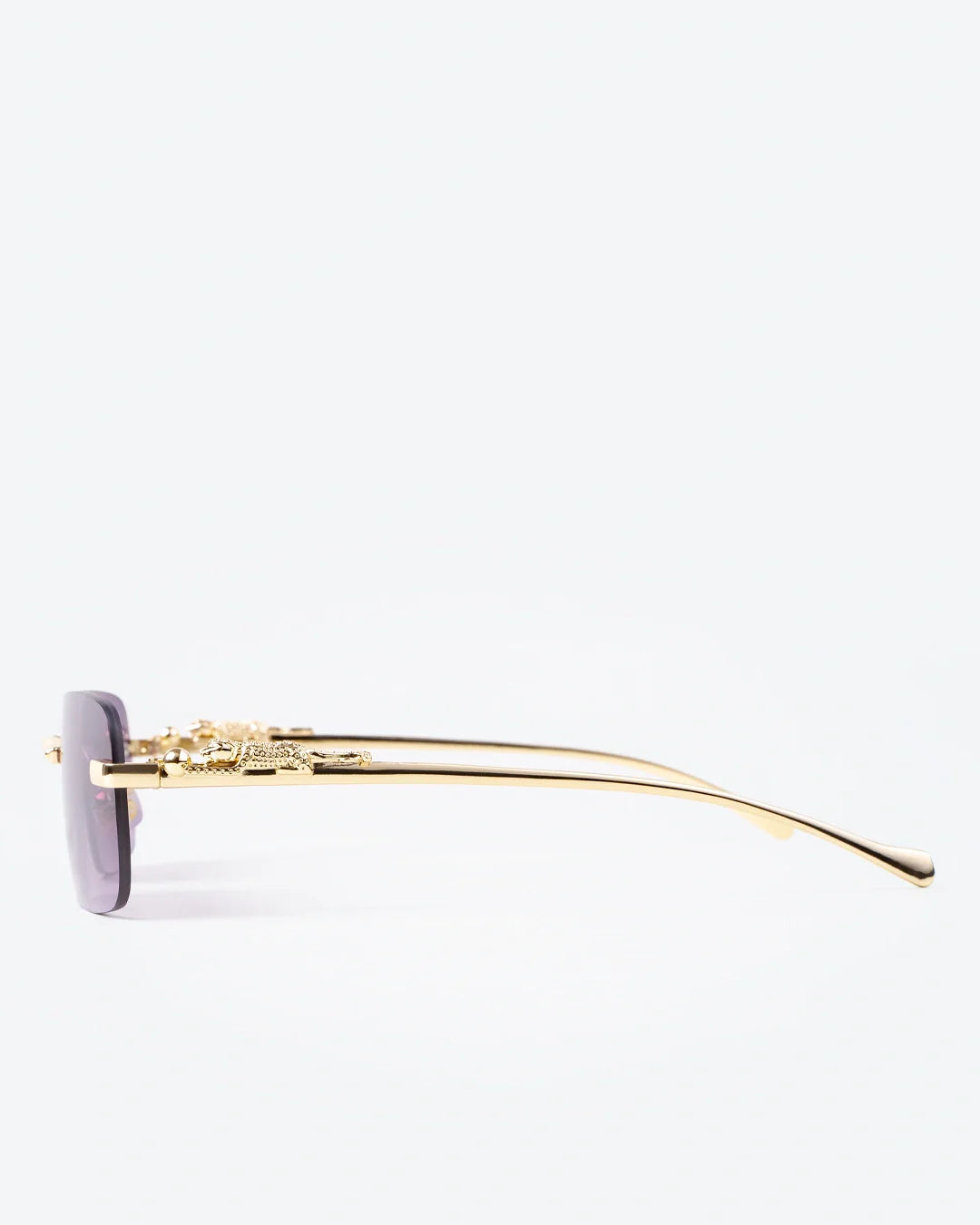NOBLE - Violet Lenses, Gold Chrome Frame