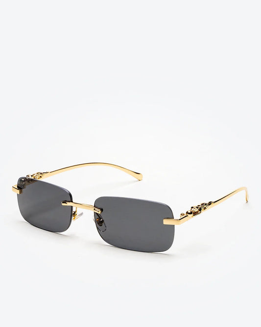 NOBLE - Black Lenses, Gold Chrome Frame
