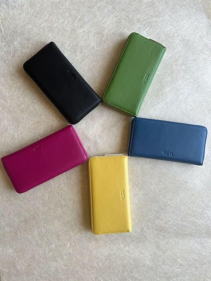 Full-Grain Leather Zip-Around Wallet for Women – Sophia Travel & Everyday Wallet