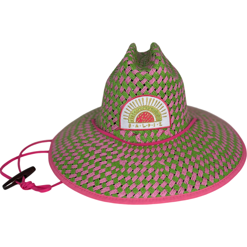 Baldiz Green and Pink Lifeguard Hat