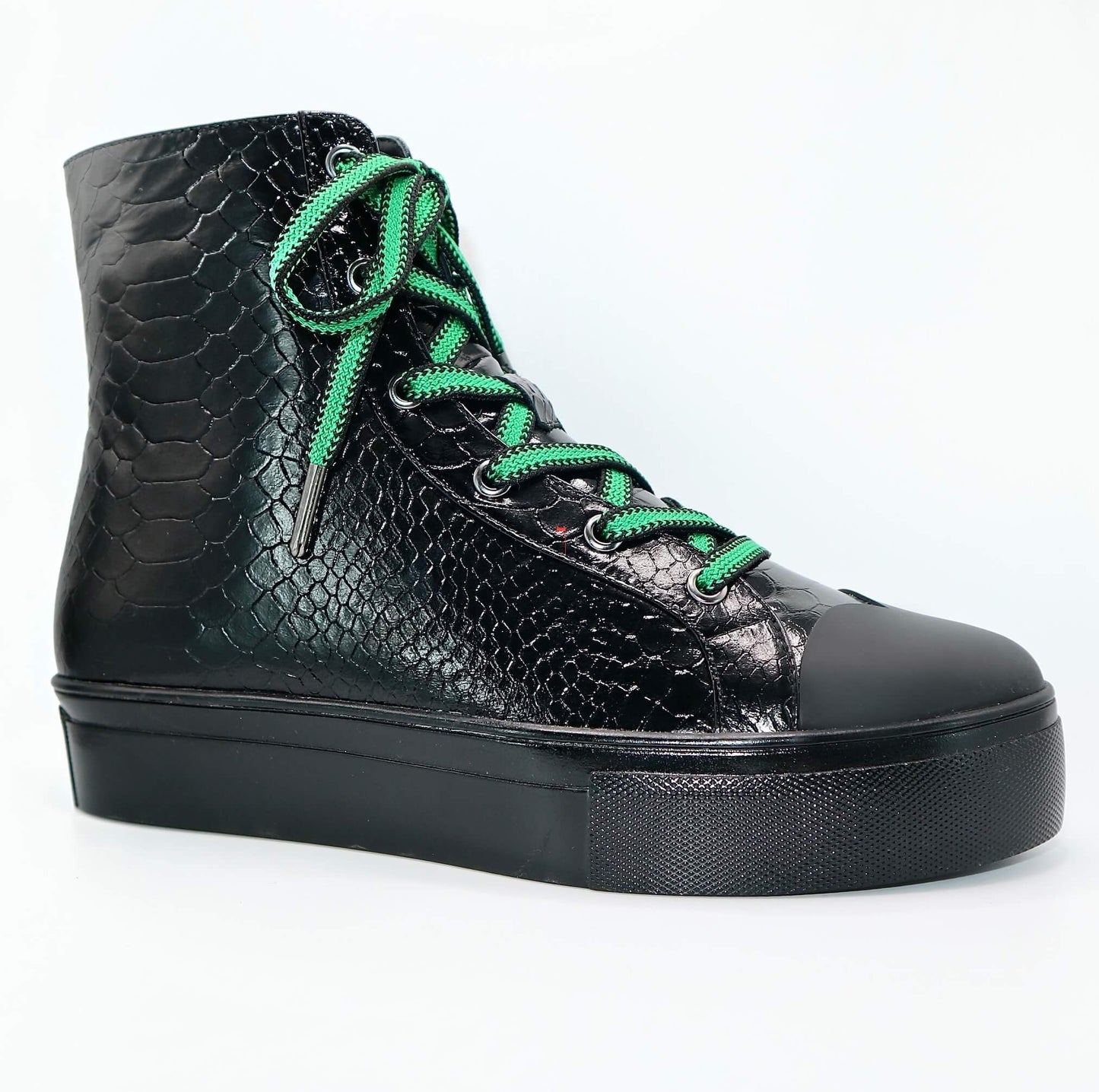 Michaela V Lucra Black Sneakers