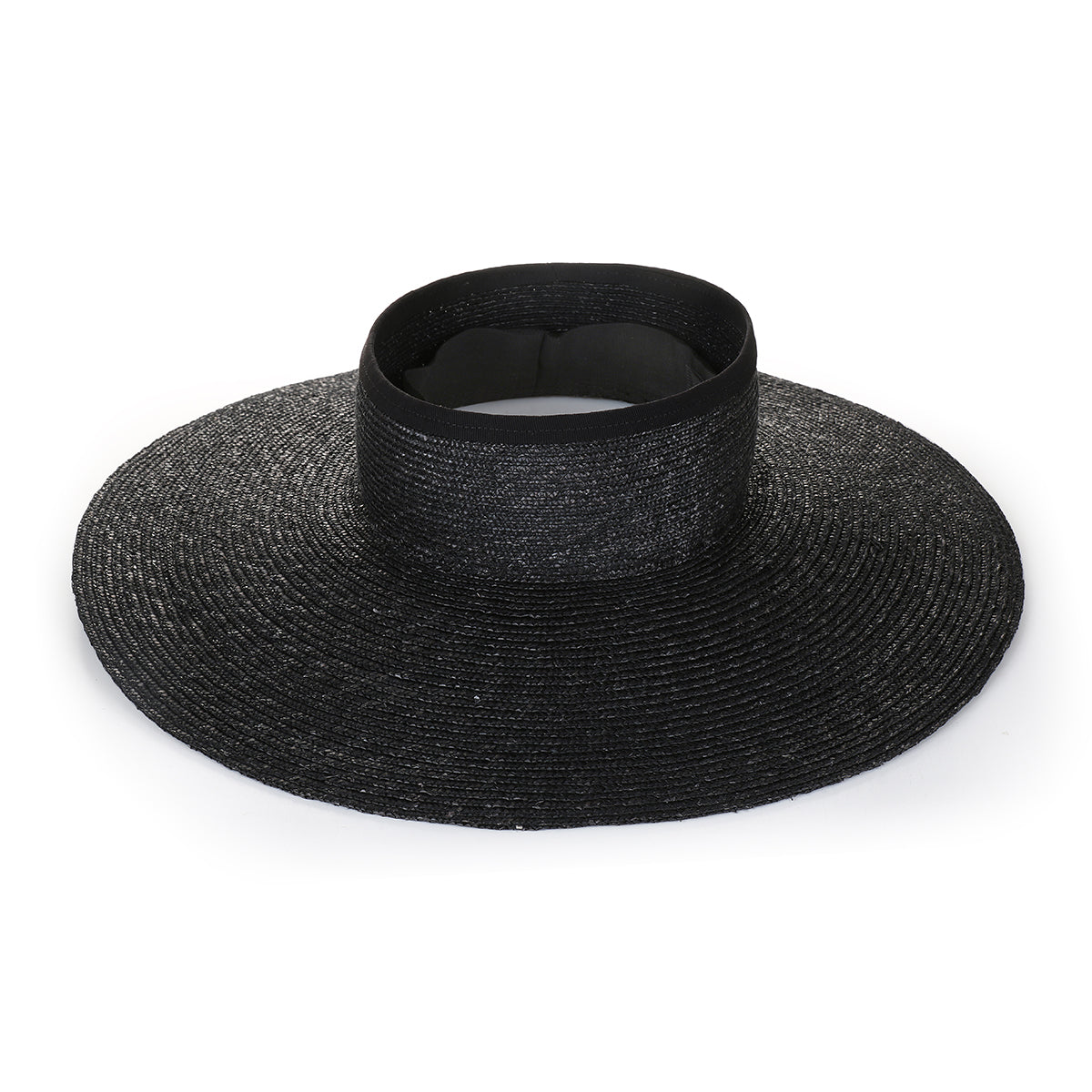 Sola — Milan Straw Open Crown Hat / Handcrafted in the USA / 5" Open Crown