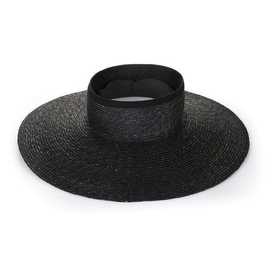 Sola — Milan Straw Open Crown Hat / Handcrafted in the USA / 5" Open Crown