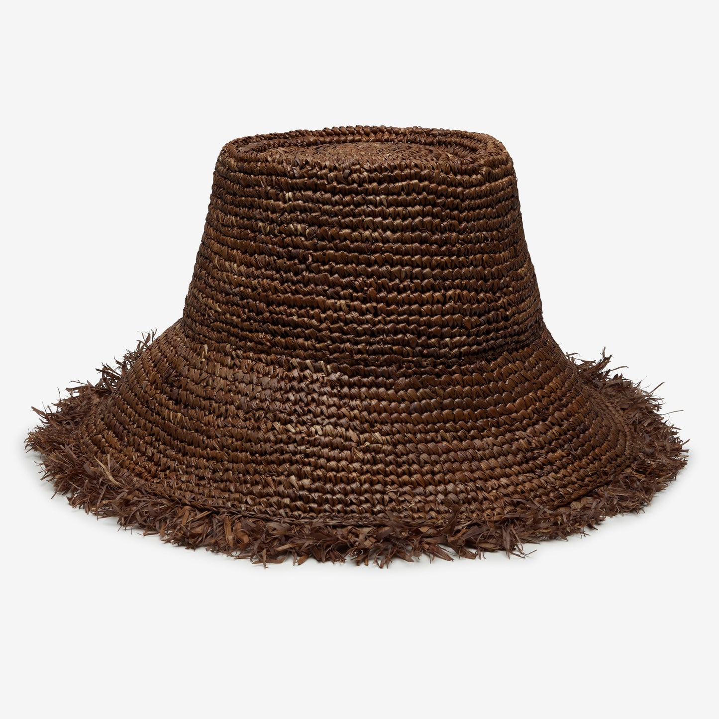 Bora Bora Raffia Bucket in Brown