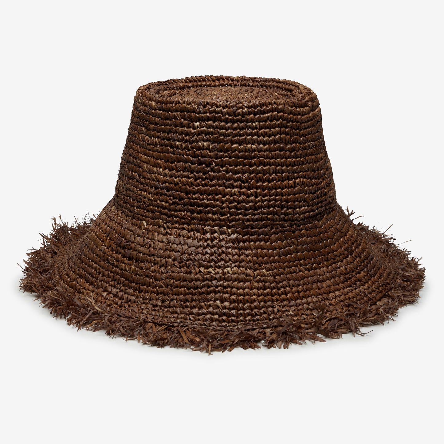 Bora Bora Raffia Bucket in Brown