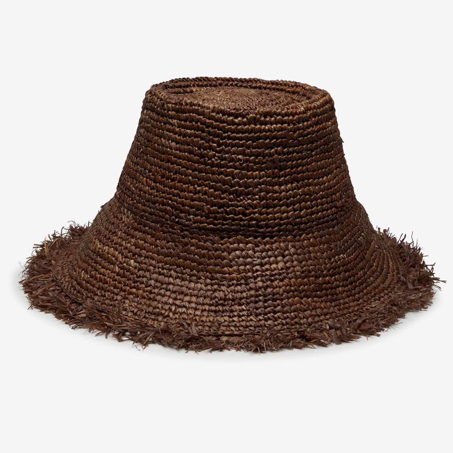 Bora Bora Raffia Bucket in Brown