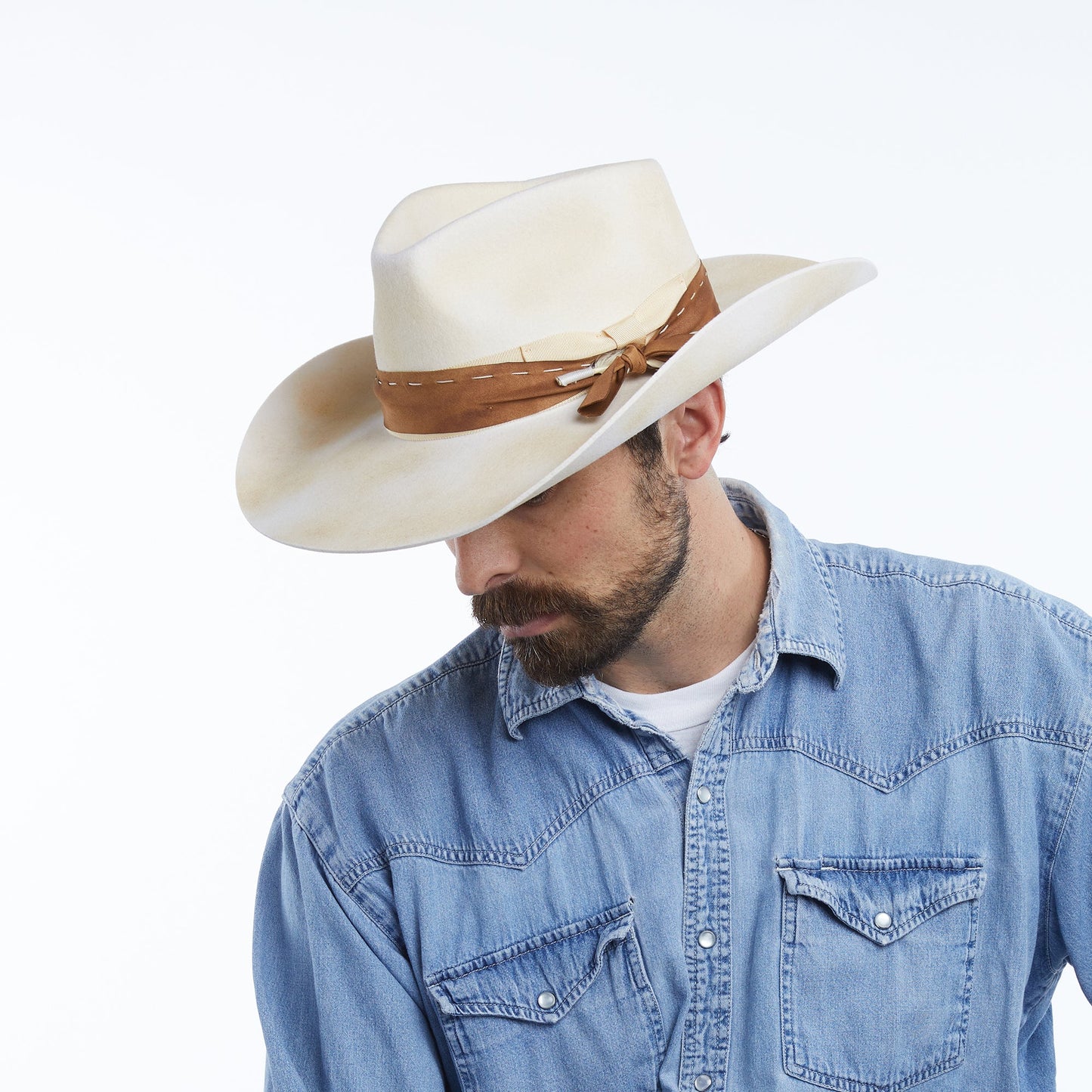 Yellowstone Cowboy in Washed Ivory - Men's