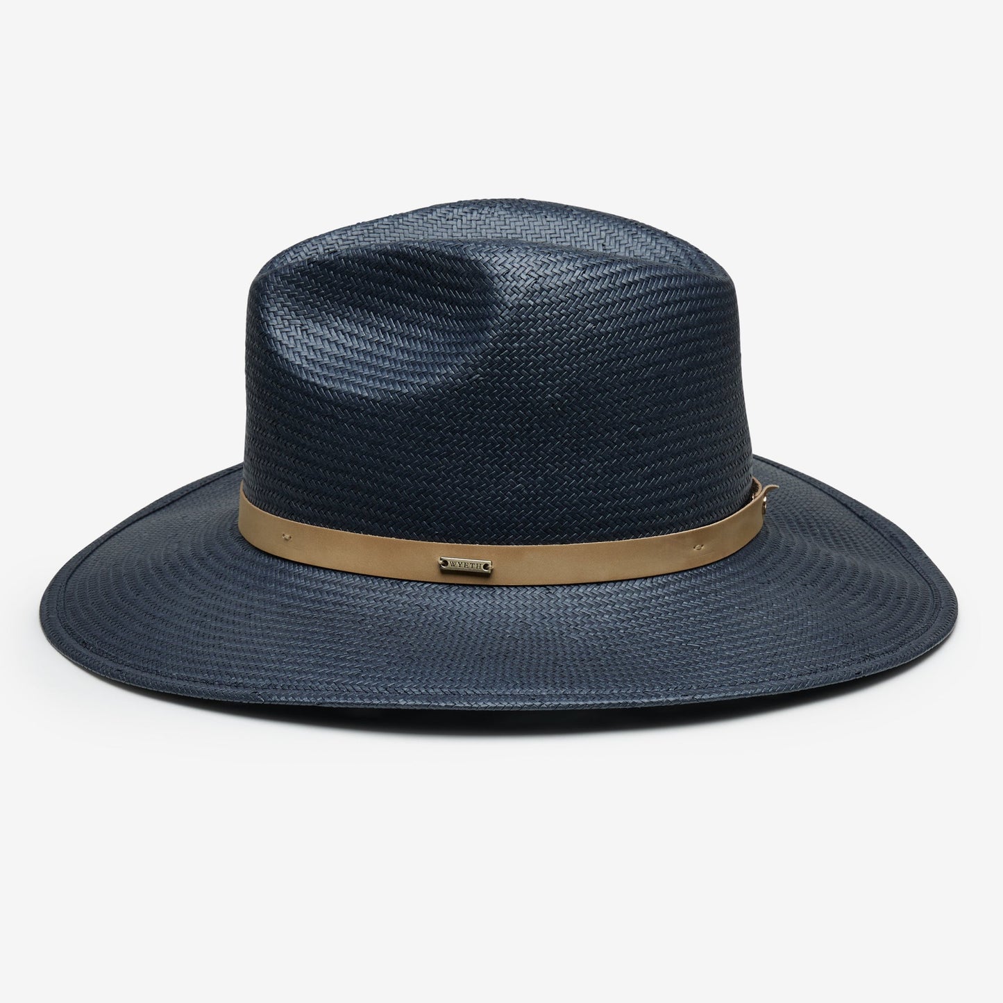 Dalton Paper Straw Sun Hat in Denim Blue