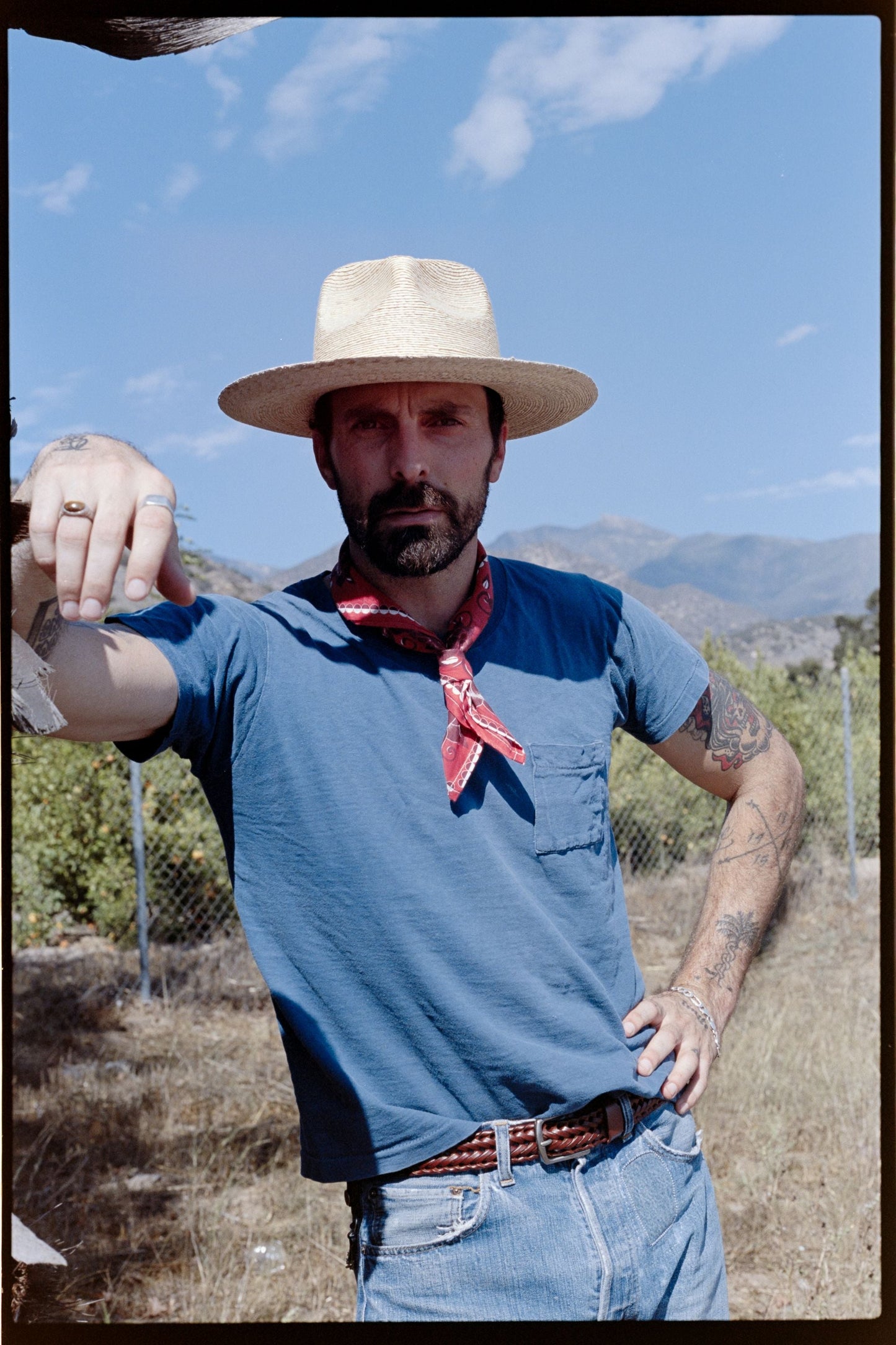 Fisher Straw Sun Hat in Natural