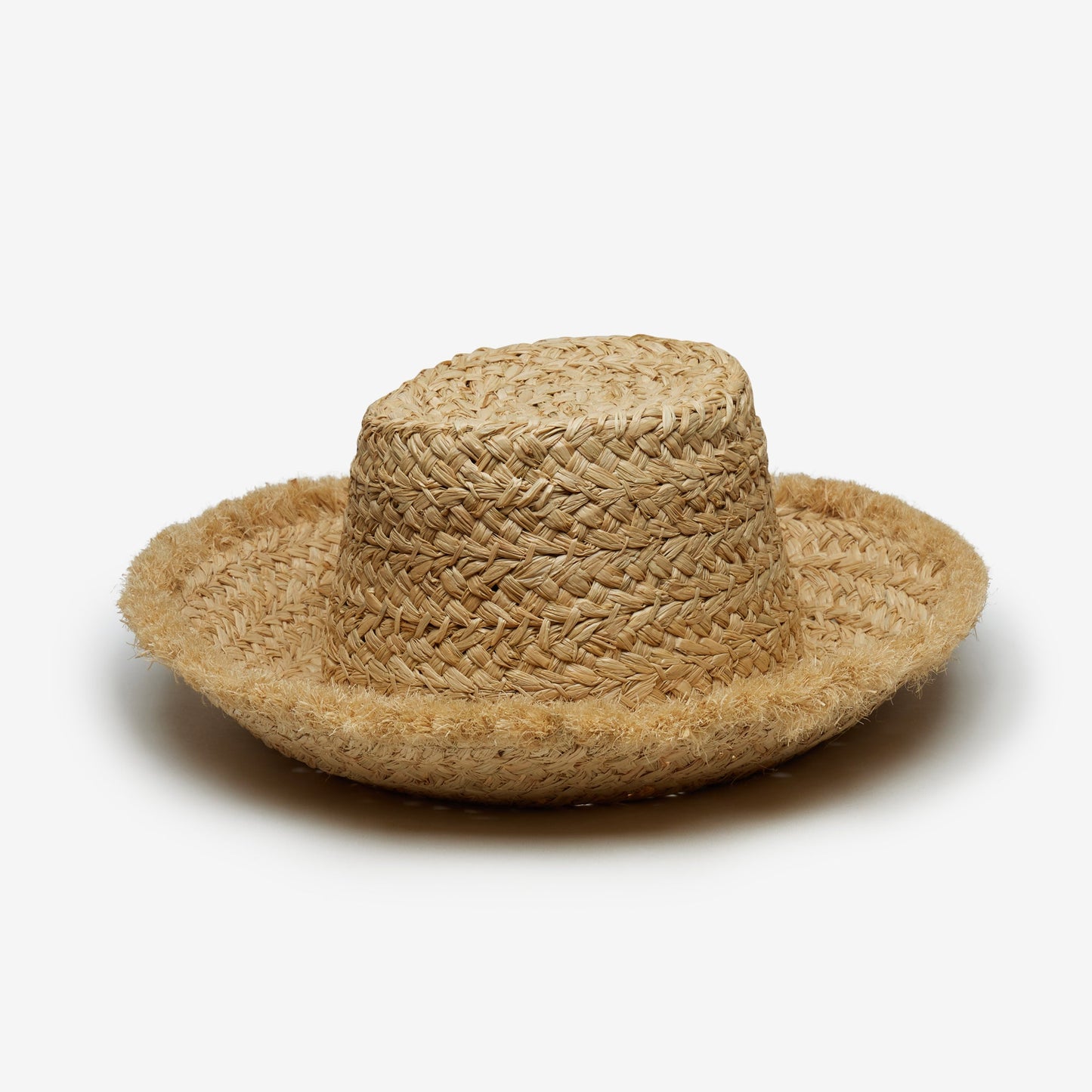 Bali Raffia Bucket in Natural