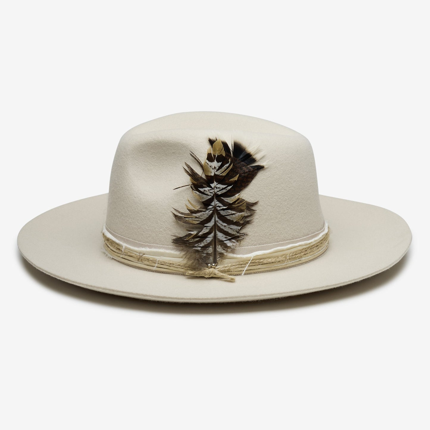 Larz Wool Fedora in Bone
