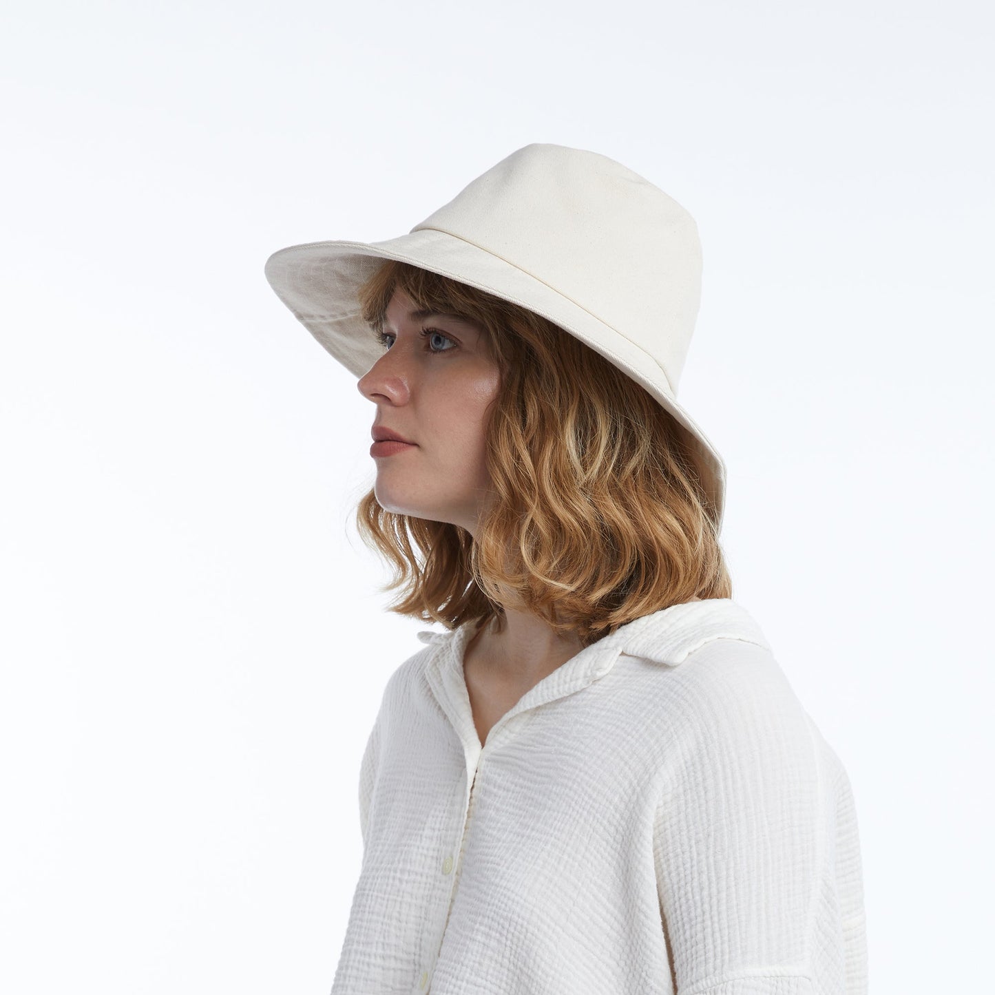 Monty Canvas Bucket in Natural