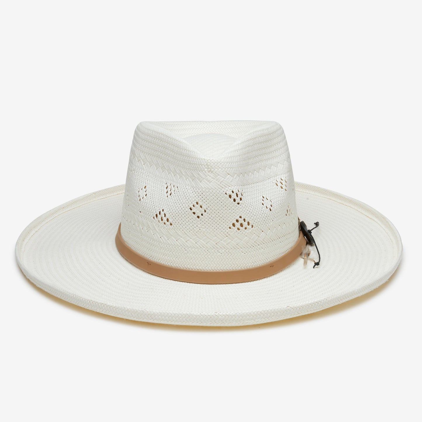 Rey Shantung Pencil Brim in Ivory
