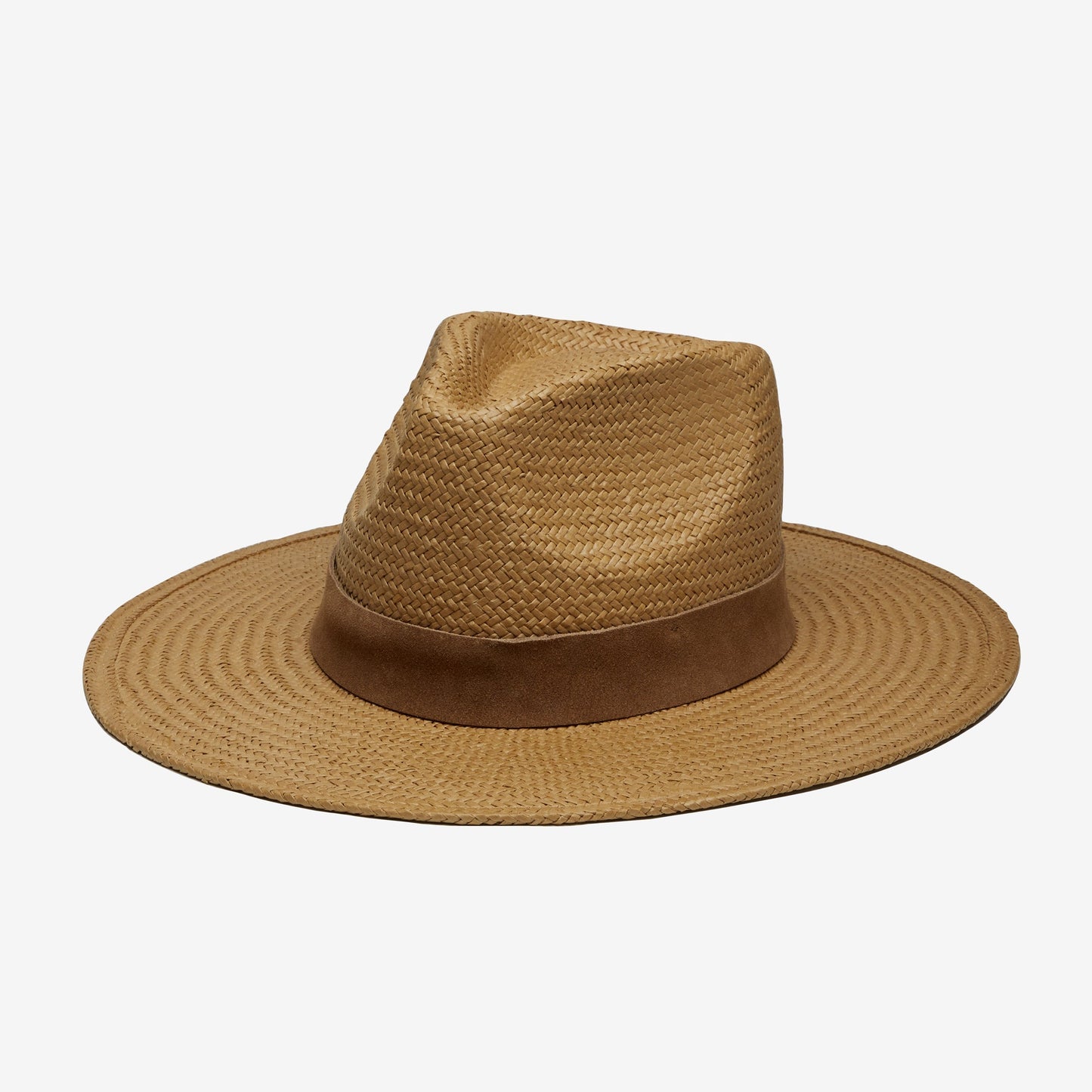 Sutton Paper Straw Fedora in Camel