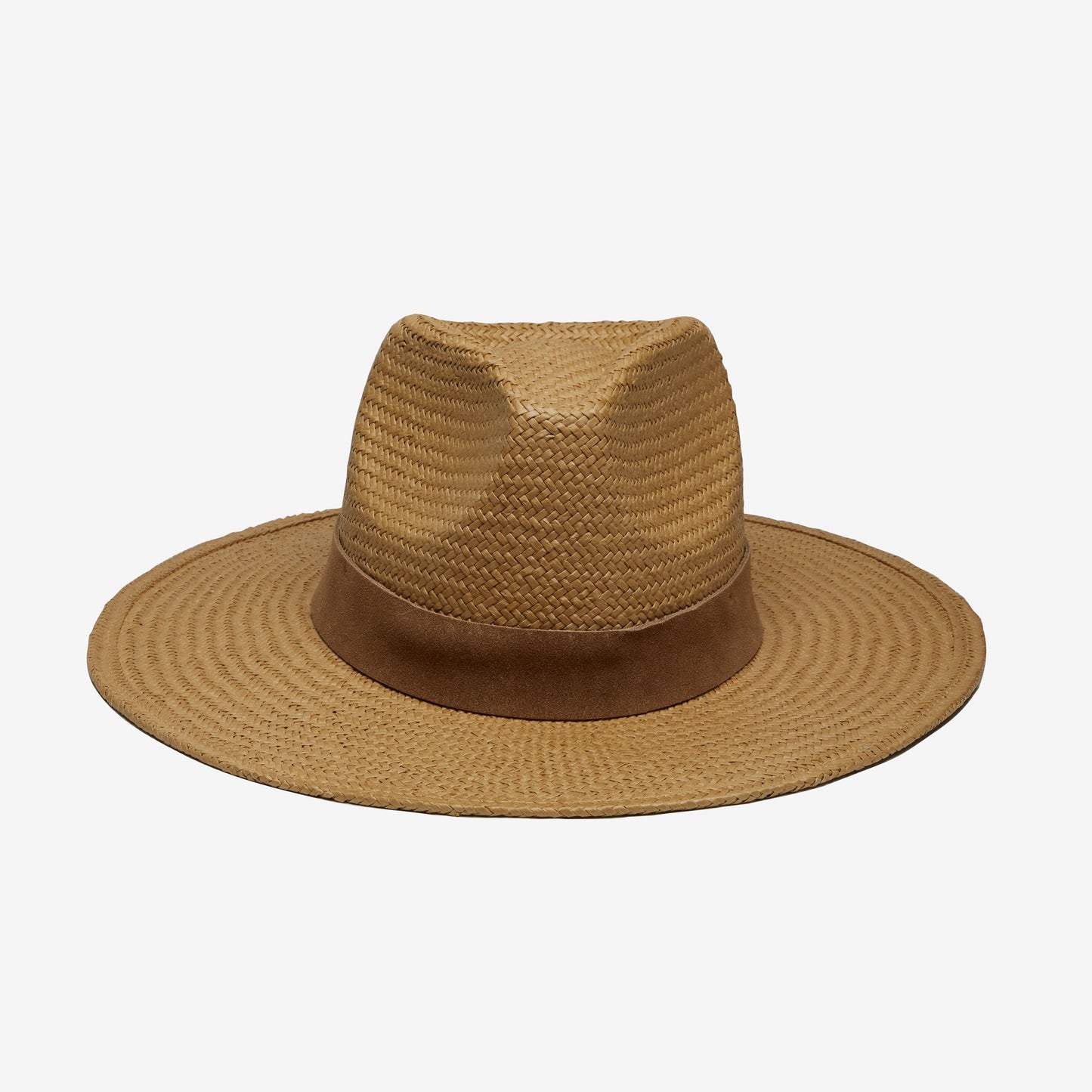 Sutton Paper Straw Fedora in Camel
