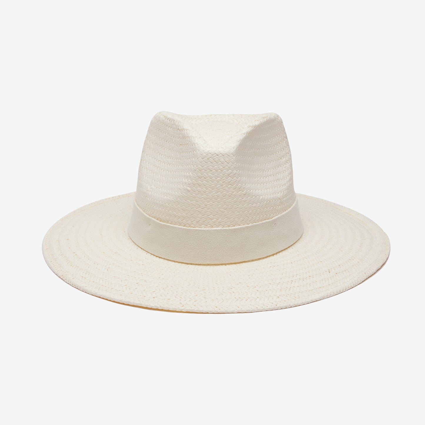 Sutton Paper Straw Fedora in Ivory