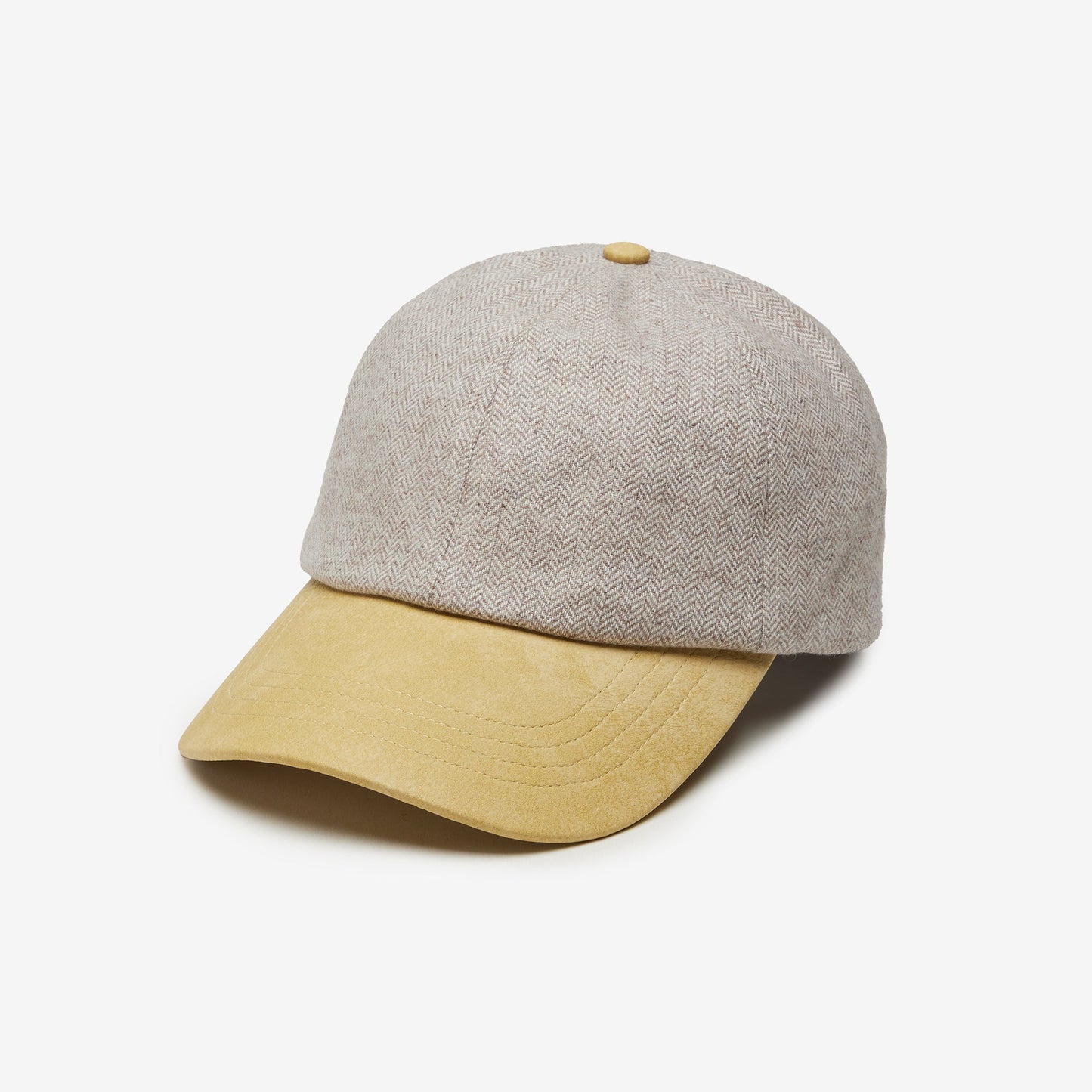 Sam Baseball Cap in Herringbone