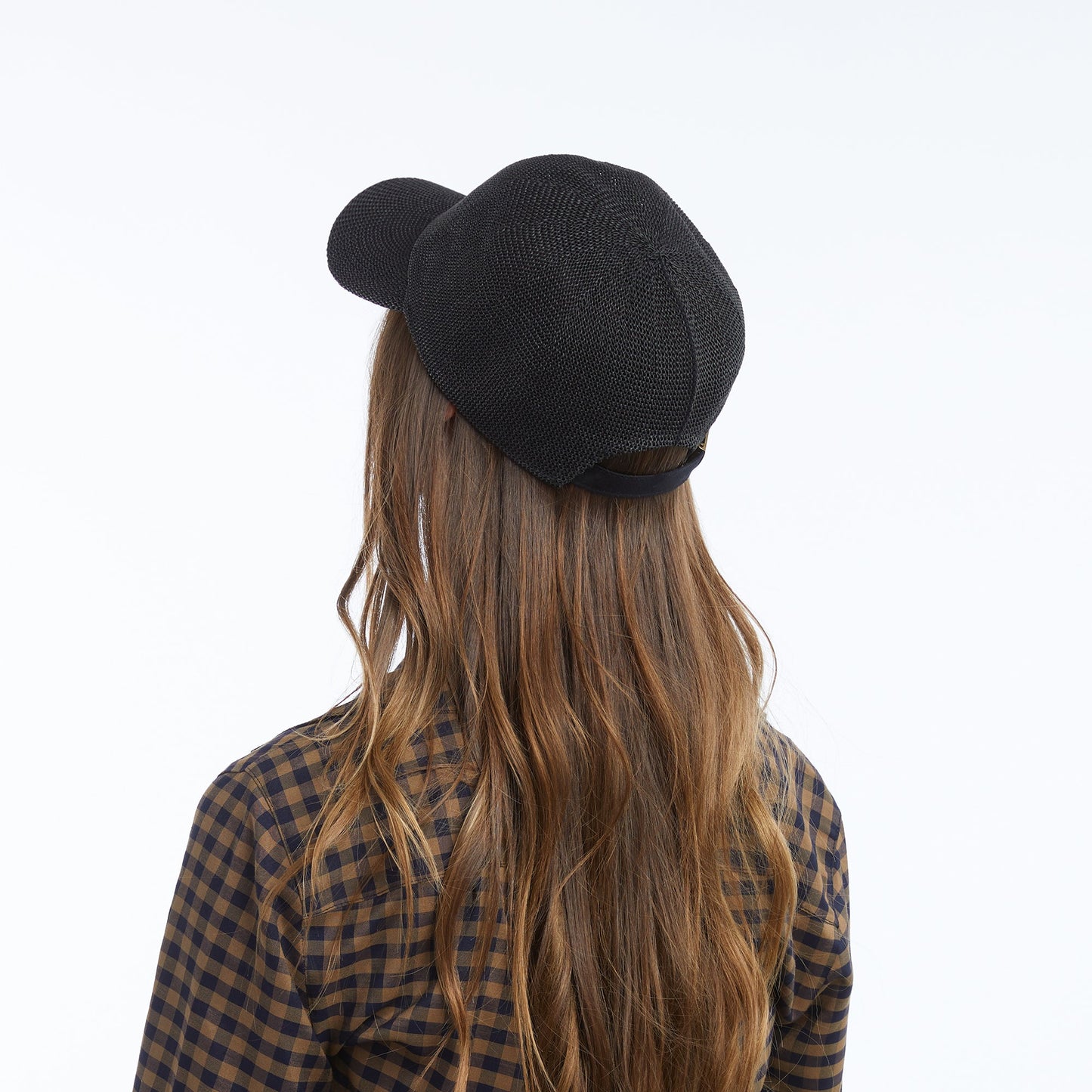Paula Mesh Cap in Black