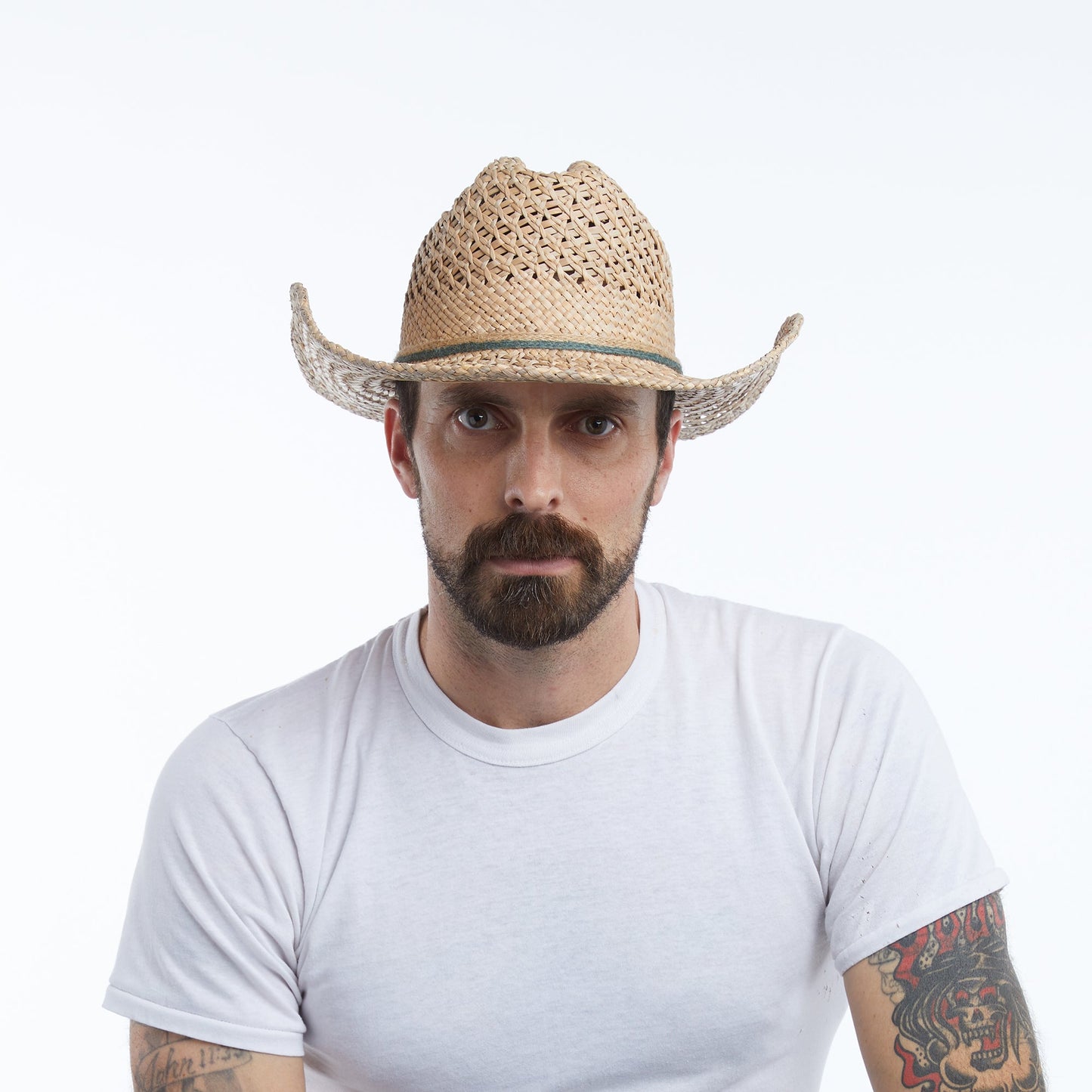 Jessica Straw Cowboy in Seagrass - Men's