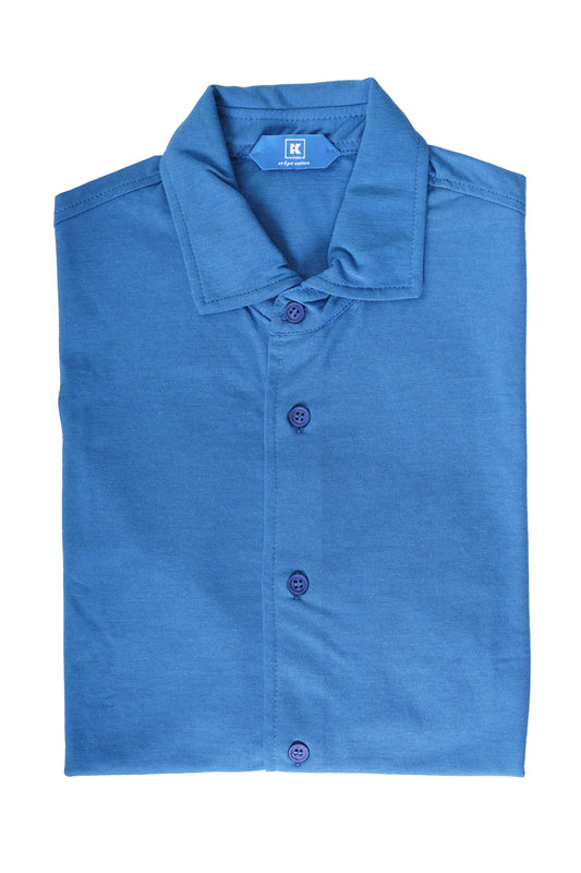Kired CAPRI Long Sleeve Full Button Polo Shirt