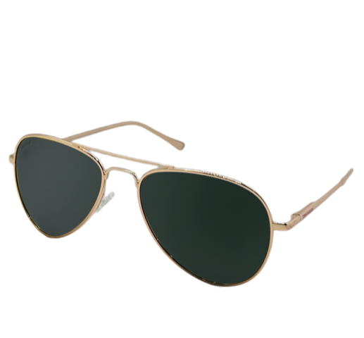 Maverick Polarized Aviator Sunglasses / Lightweight / Spring Hinge Temple / Anti-Reflective Reverse Coating