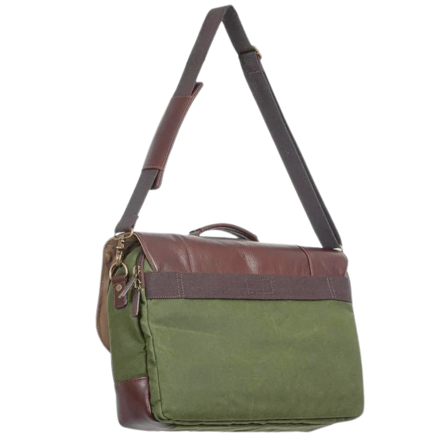 Maxwell Waxed Canvas Messenger Bag - 16'' Laptop - Structured
