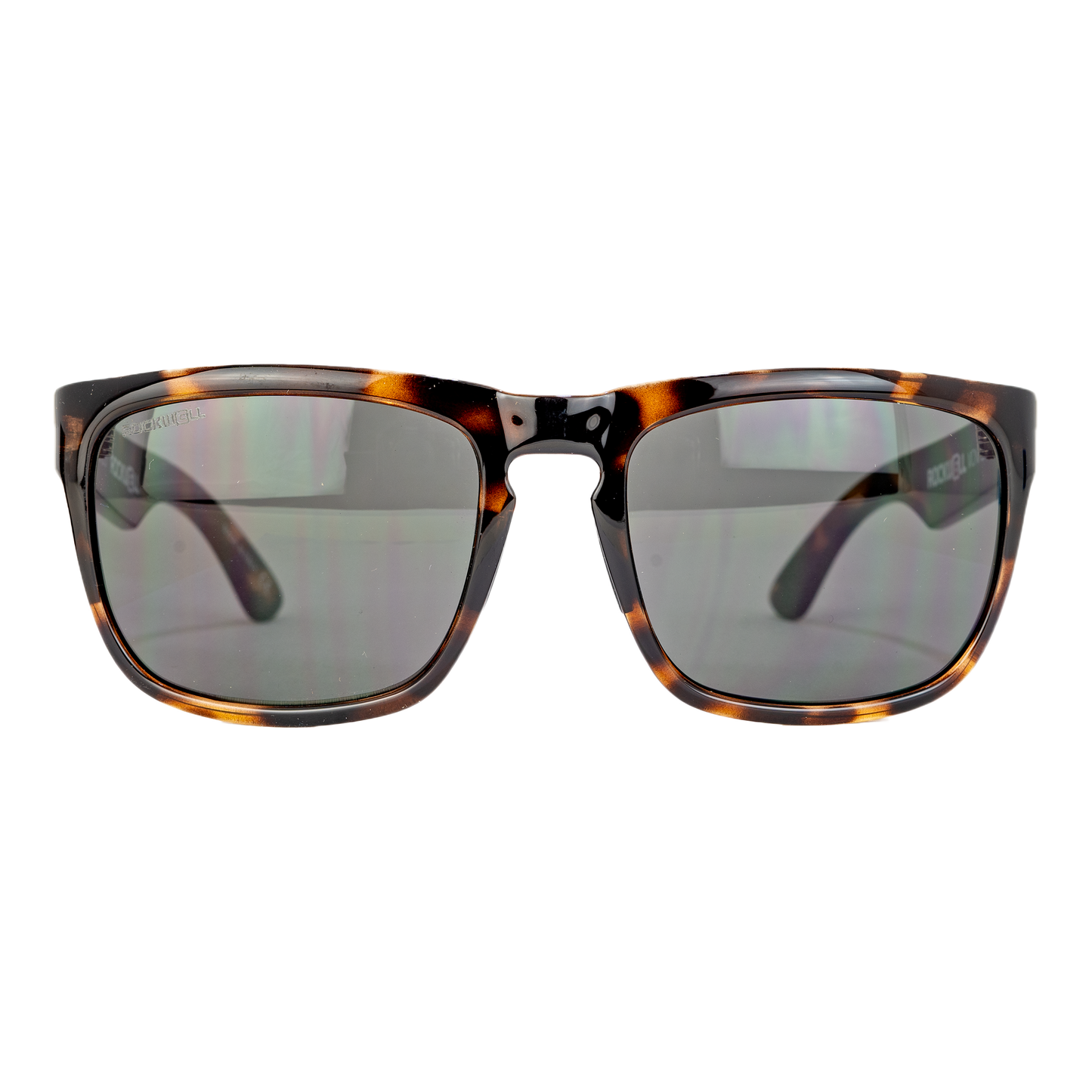 Monaco (Havana/Black) /  Crystal Clear Lenses / Sporty rubberized frame / keyhole nose bridge