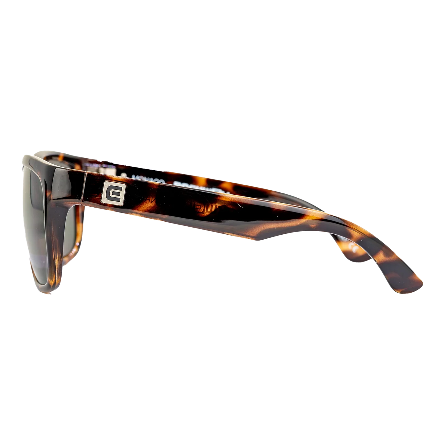 Monaco (Havana/Black) /  Crystal Clear Lenses / Sporty rubberized frame / keyhole nose bridge