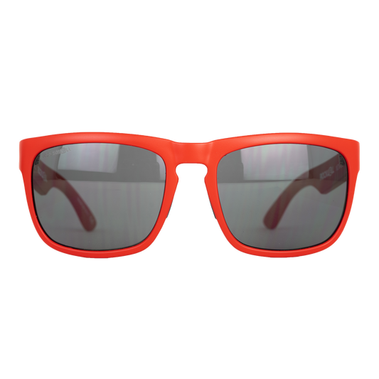 Monaco (Red/Black) / Top Seller /  Crystal Clear Lenses / Sporty Rubberized Frame / Keyhole Nose Bridge