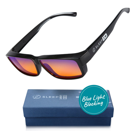Night-time Fit Over Blue Blocking Glasses / Amber-orange Lenses / Lightweight Fit Over