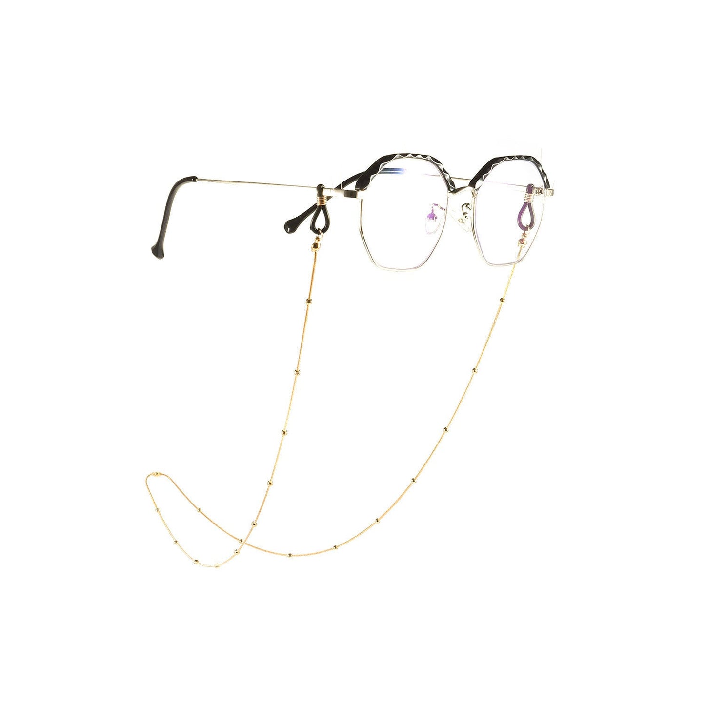 Woman Metal Masking Chains Sunglasses Elegant Glasses Accessories