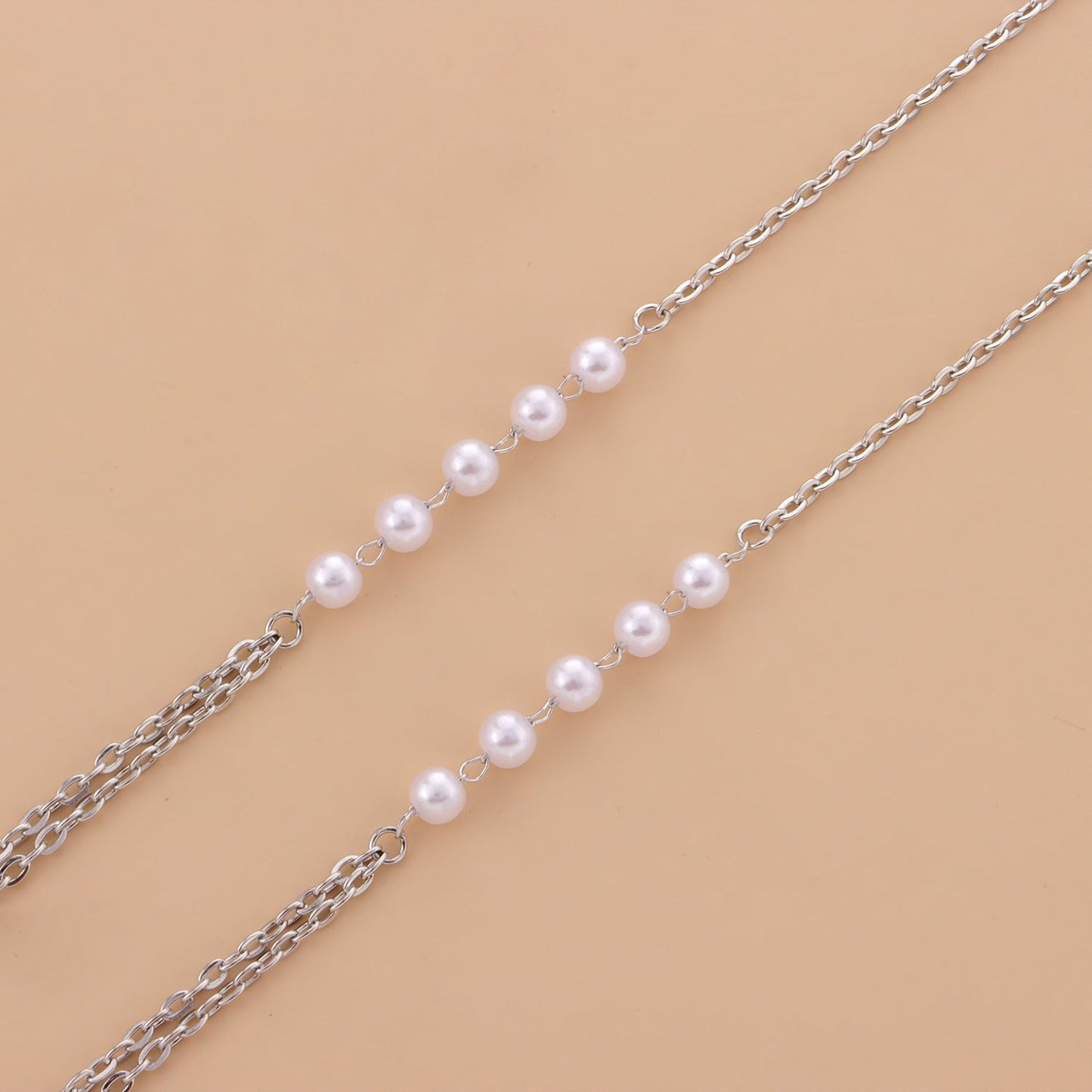Pearl Beaded Sunglasses Chain Glasses Holder