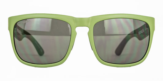Monaco (Army Green/Black) / Top Seller /  Crystal Clear Lenses / Sporty Rubberized Frame / Keyhole Nose Bridge
