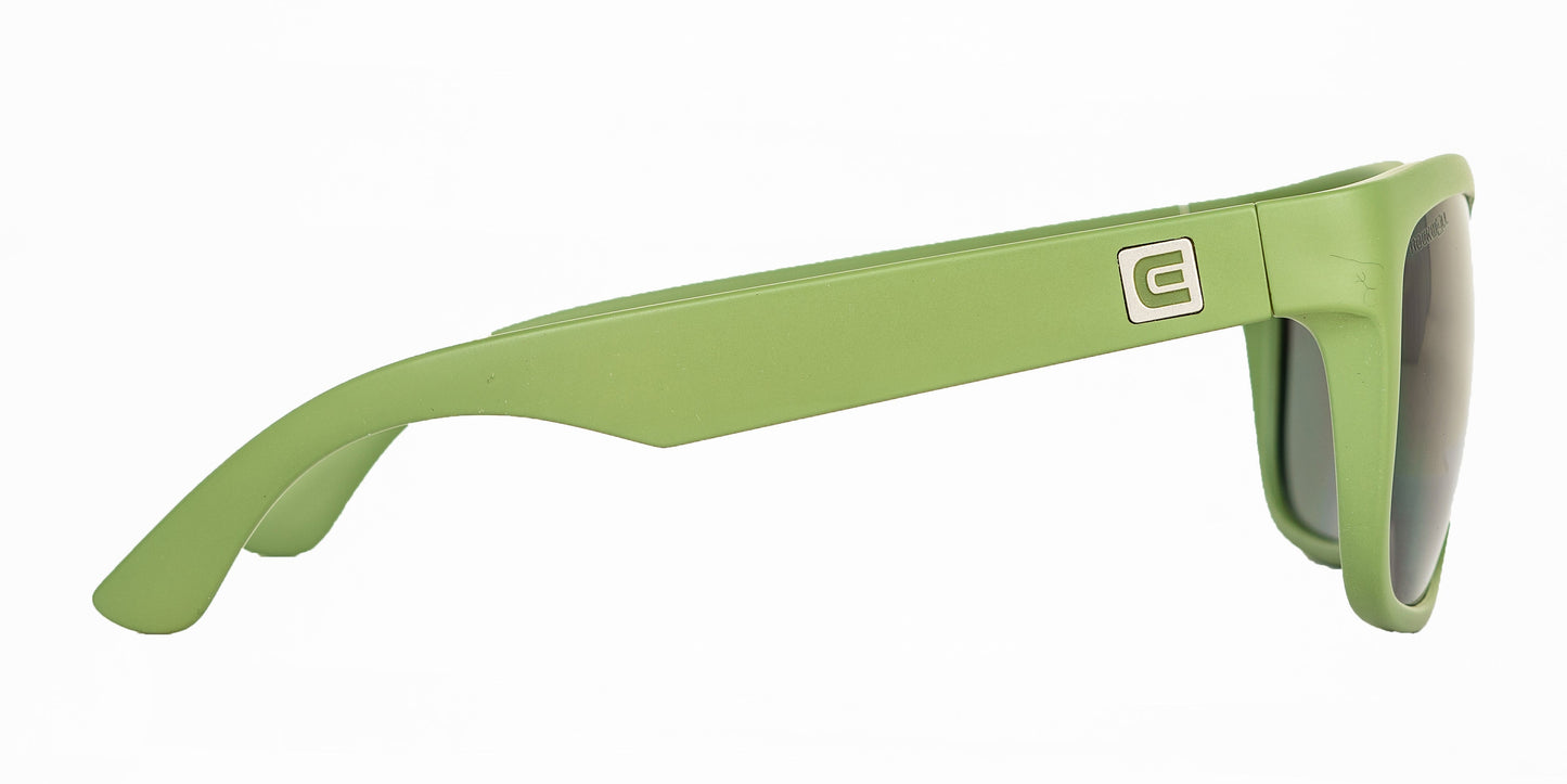 Monaco (Army Green/Black) / Top Seller /  Crystal Clear Lenses / Sporty Rubberized Frame / Keyhole Nose Bridge