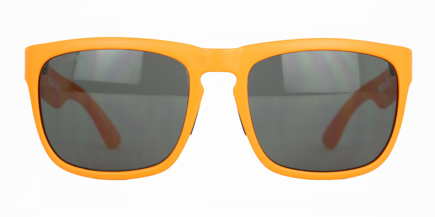 Monaco (Orange/Black) / Top Seller /  Crystal Clear Lenses / Sporty Rubberized Frame / Keyhole Nose Bridge