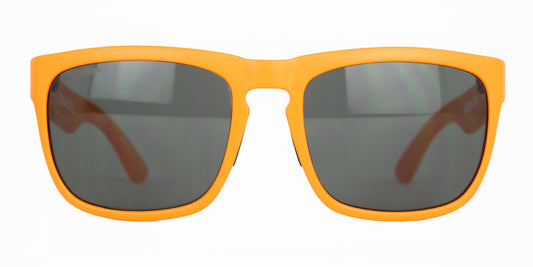 Monaco (Orange/Black) / Top Seller /  Crystal Clear Lenses / Sporty Rubberized Frame / Keyhole Nose Bridge