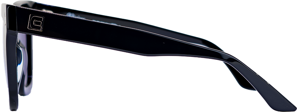Riviera (Black/Black) / Italian Artistry and Timeless Sophistication / Elegant Style / High-Quality Acetate Frame