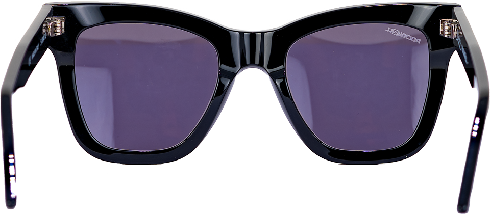 Riviera (Black/Black) / Italian Artistry and Timeless Sophistication / Elegant Style / High-Quality Acetate Frame