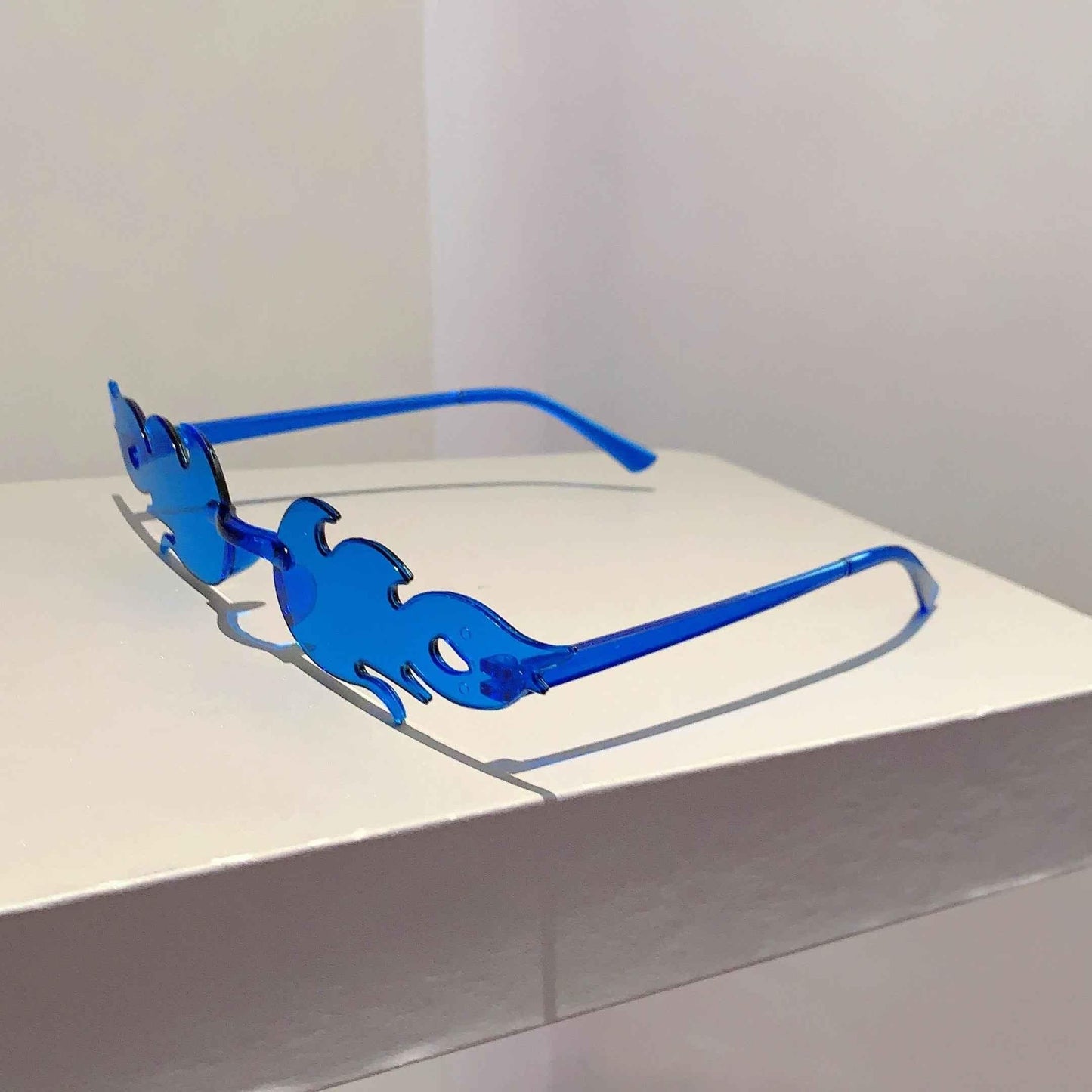 12 PCS  Flame Shaped Sunglasses