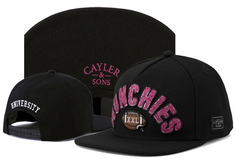 Skull Hand Snapback Hat – Flat Bill Adjustable Baseball Cap