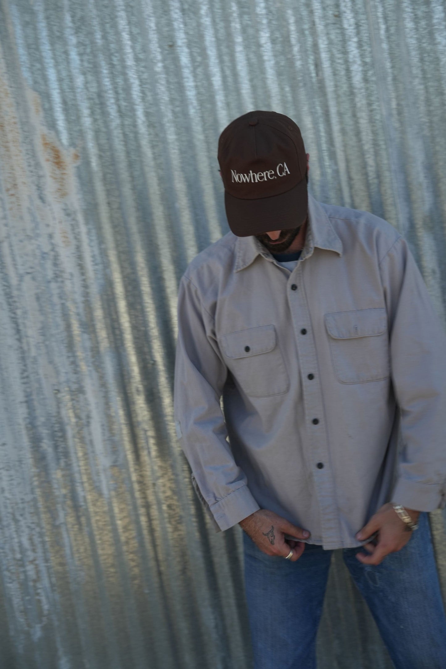 Nowhere Cap in Brown