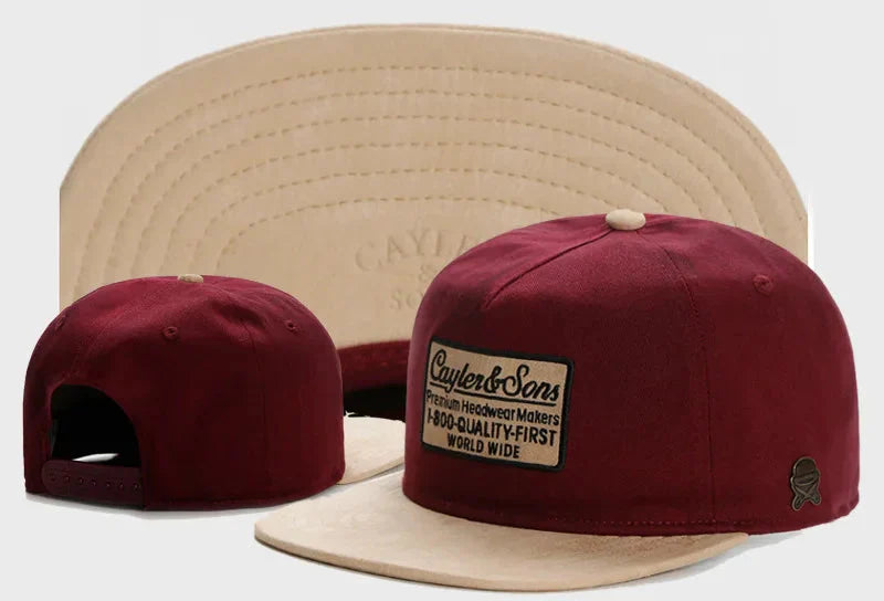 Skull Hand Snapback Hat – Flat Bill Adjustable Baseball Cap
