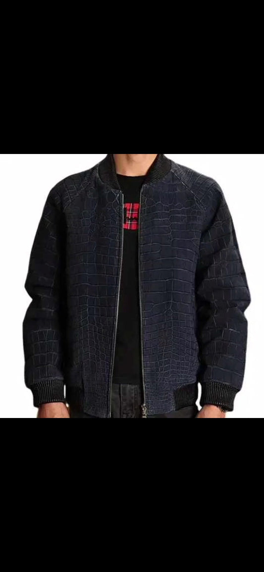DON JOHN Crocodile Jackets Handmade Men's