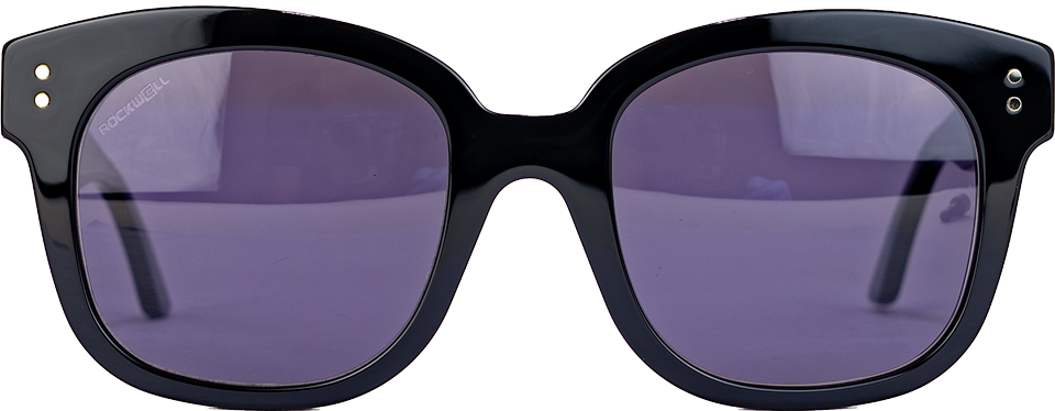 Sierra (Black/Black) / Classic Italian Artistry with Modern Design /  High-Quality Acetate